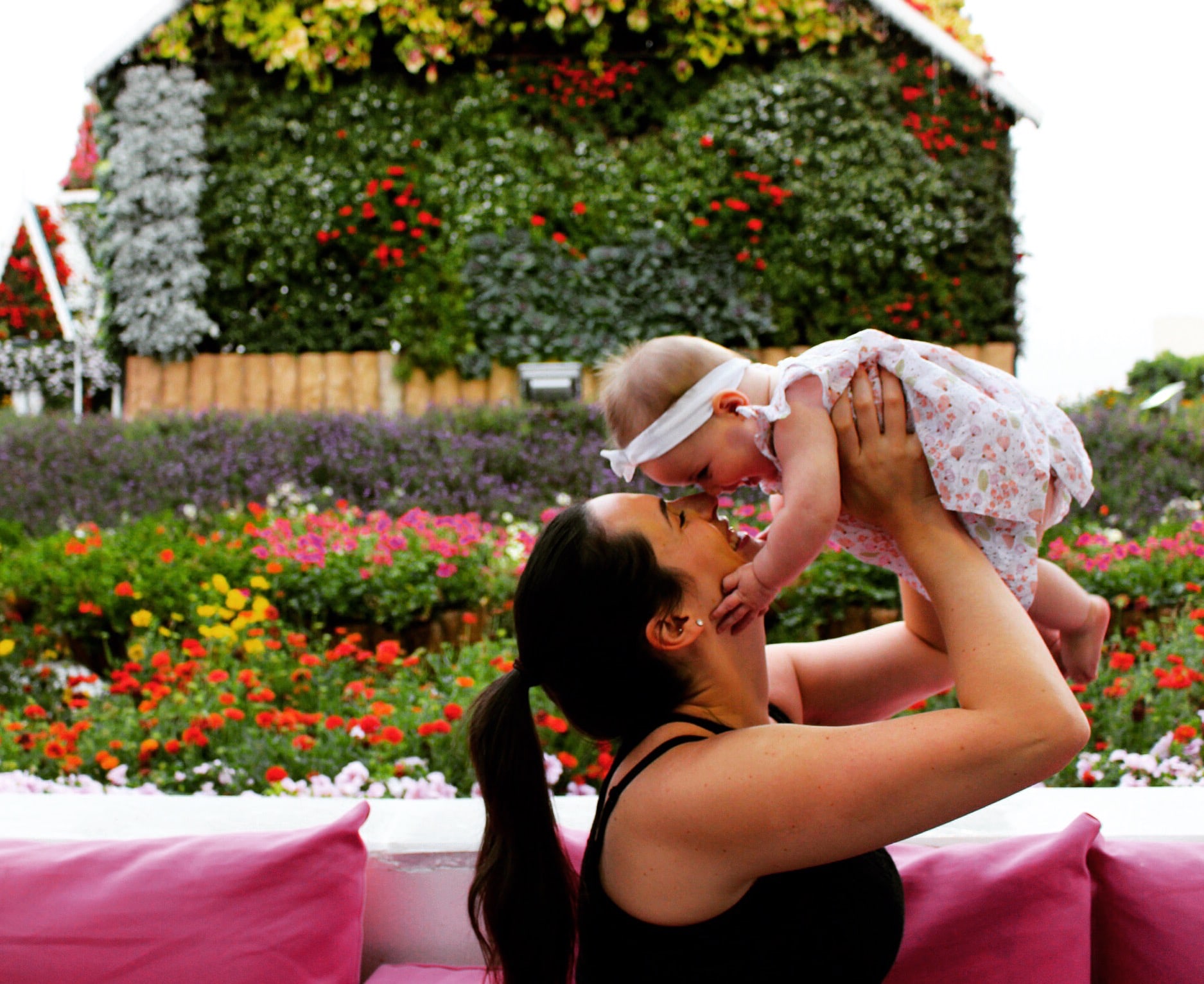 erica-nala-uae-gardens-min baby travel Dubai UAE botanic gardens