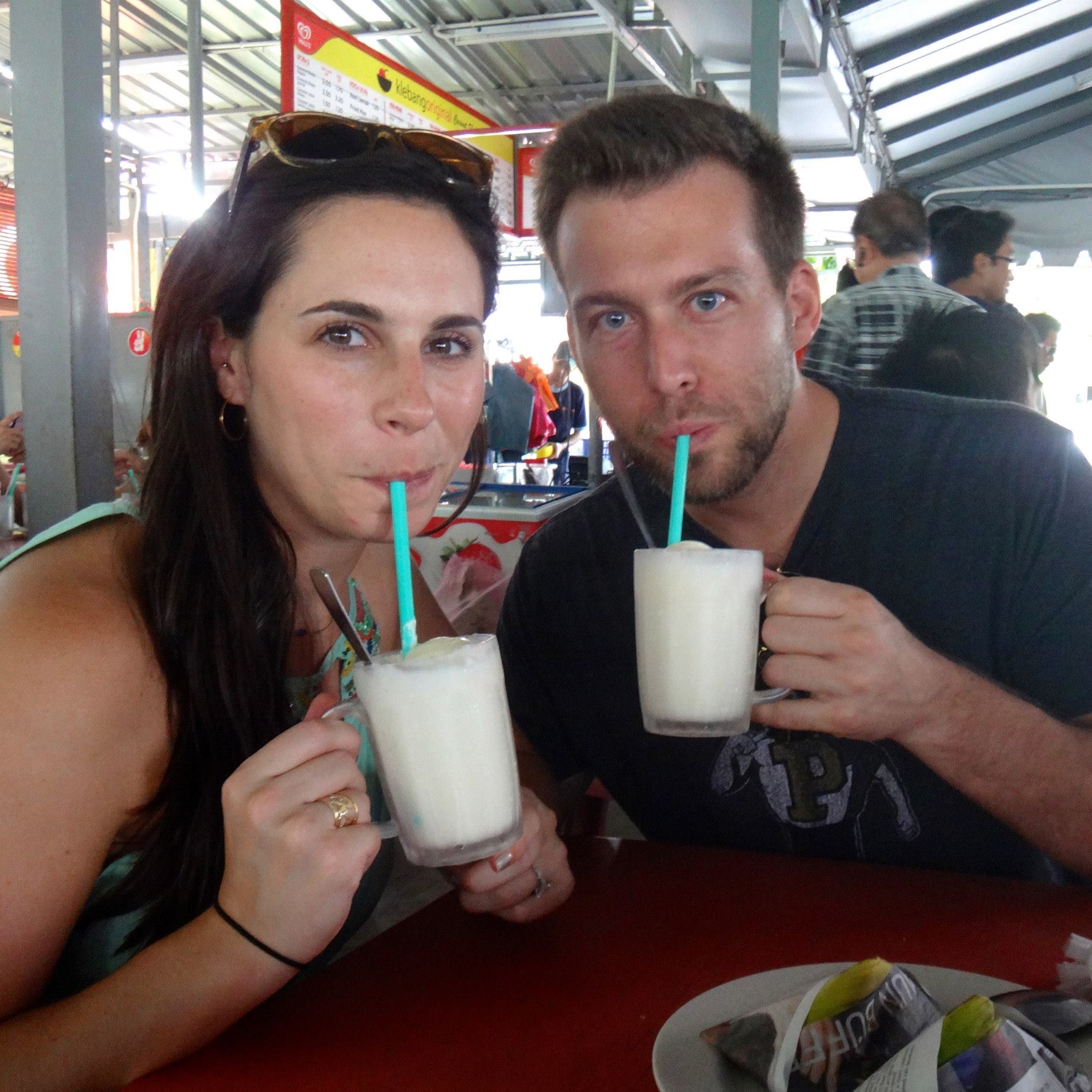 chris-erica-malaysia-klebang-coconut-shake malaysia-klebang-coconut-shake eating abroad expat