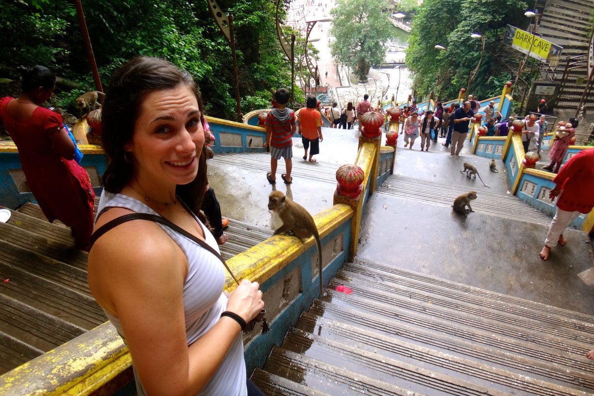erica-malaysia-batu-caves-monkeys malaysia-batu-caves-monkeys expat living abroad