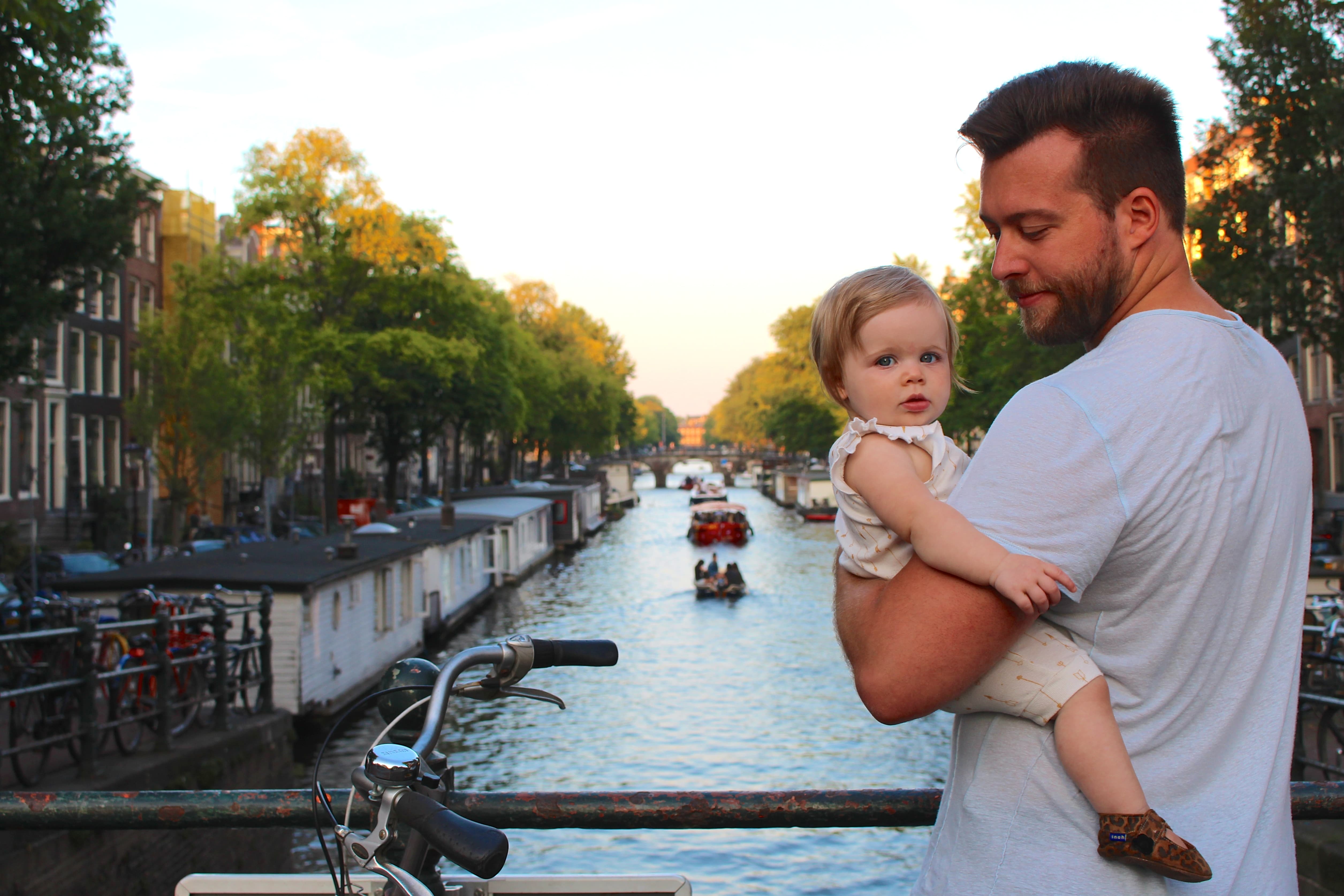 amsterdam canal baby travel