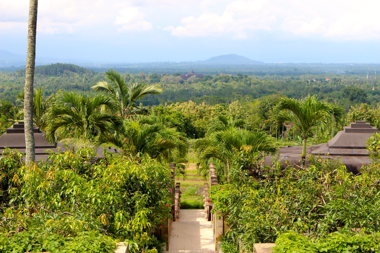 Amanjiwo green view Indonesia Baby Travel Amanjiwo Borobudur Indonesia