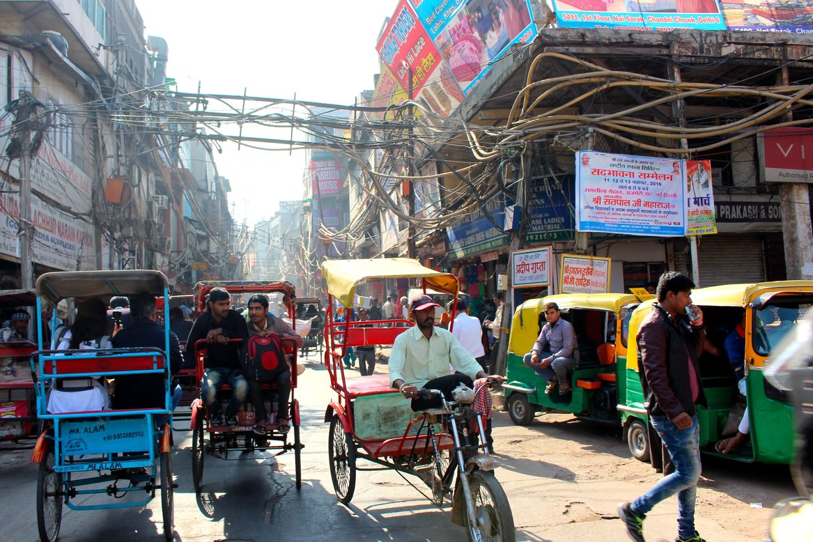 delhi, india driving baby travel