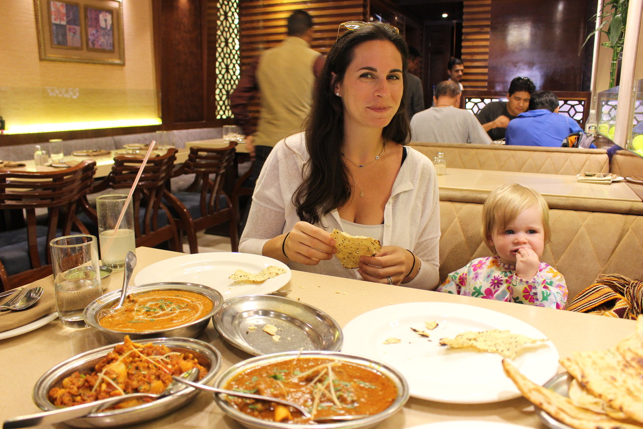 baby travel eating in india