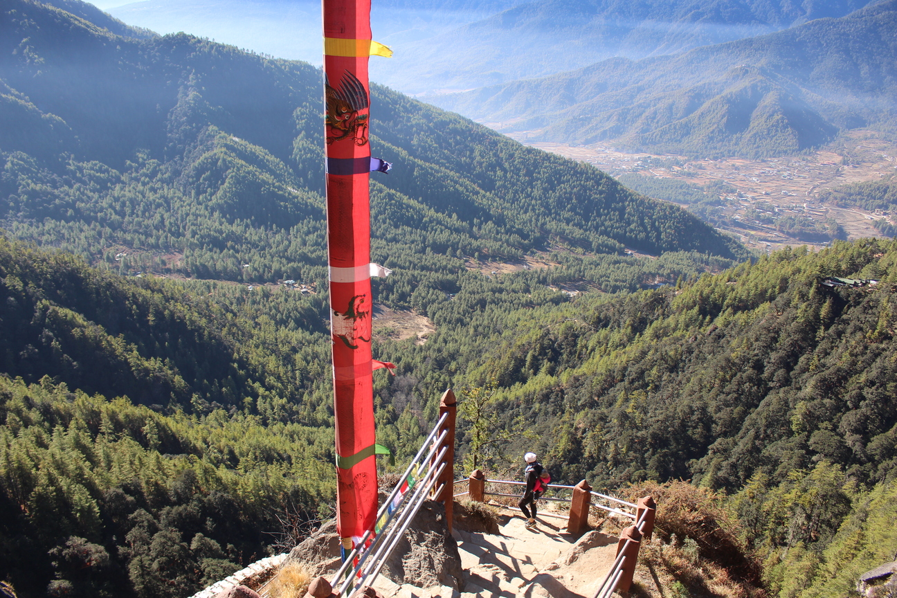 Tigers Nest with a toddler in bhutan