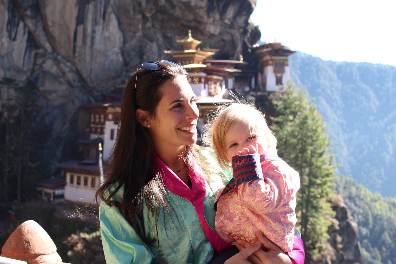 baby in tigers nest bhutan altitude