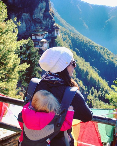 tigers nest bhutan with a toddler altitude 