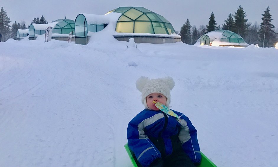 glass igloos