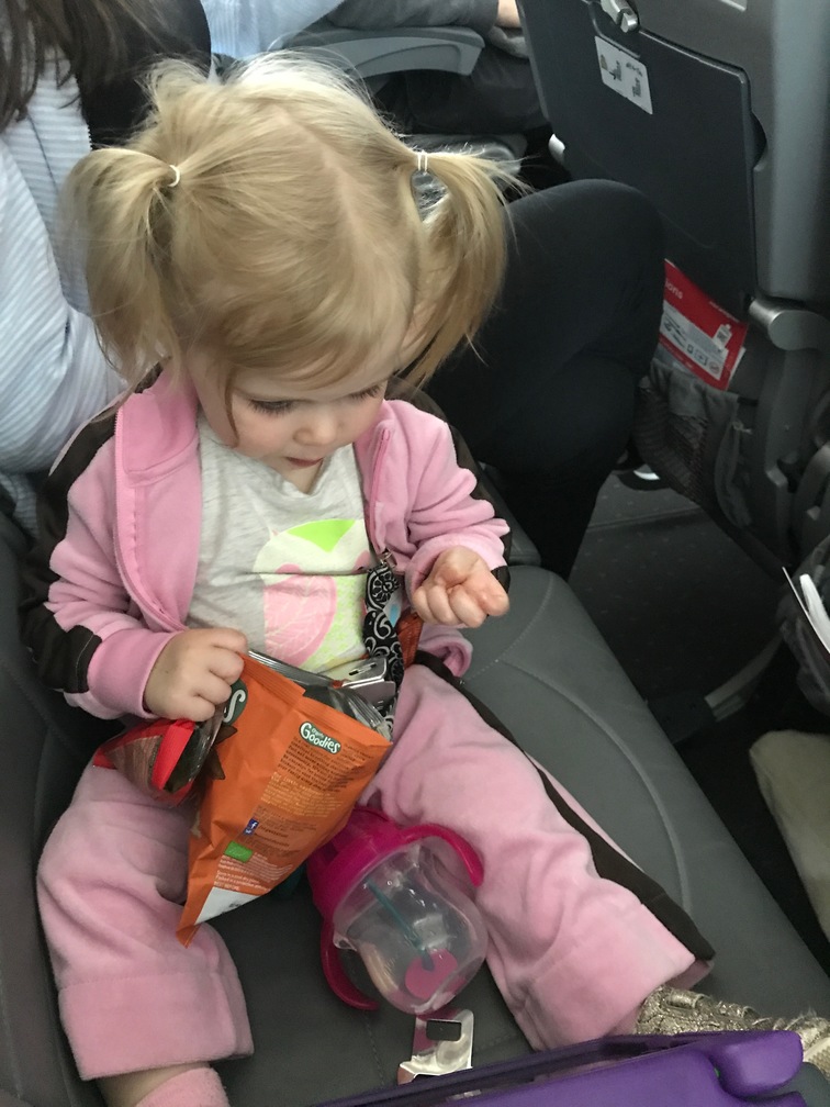 Airplane snacking kiddie snacks for travel