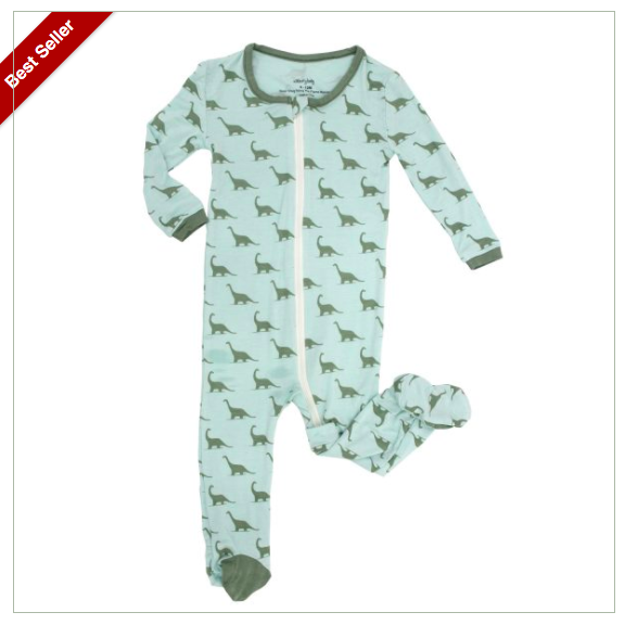 Silberry Baby Bamboo Footie Pajamas