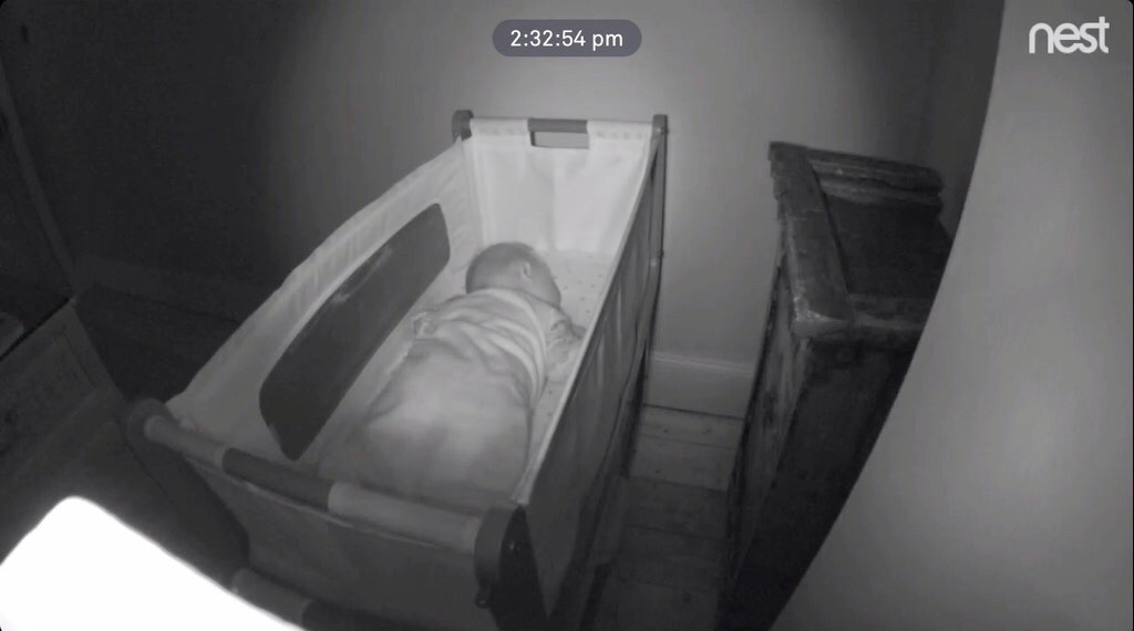 baby sleep trainer method nest cam
