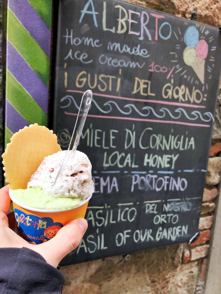 Gelato in Cinque Terre Gelato in Cinque Terre