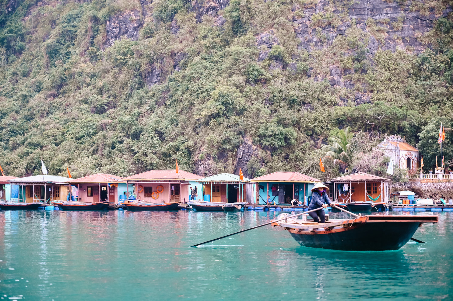 halong bay floating villages