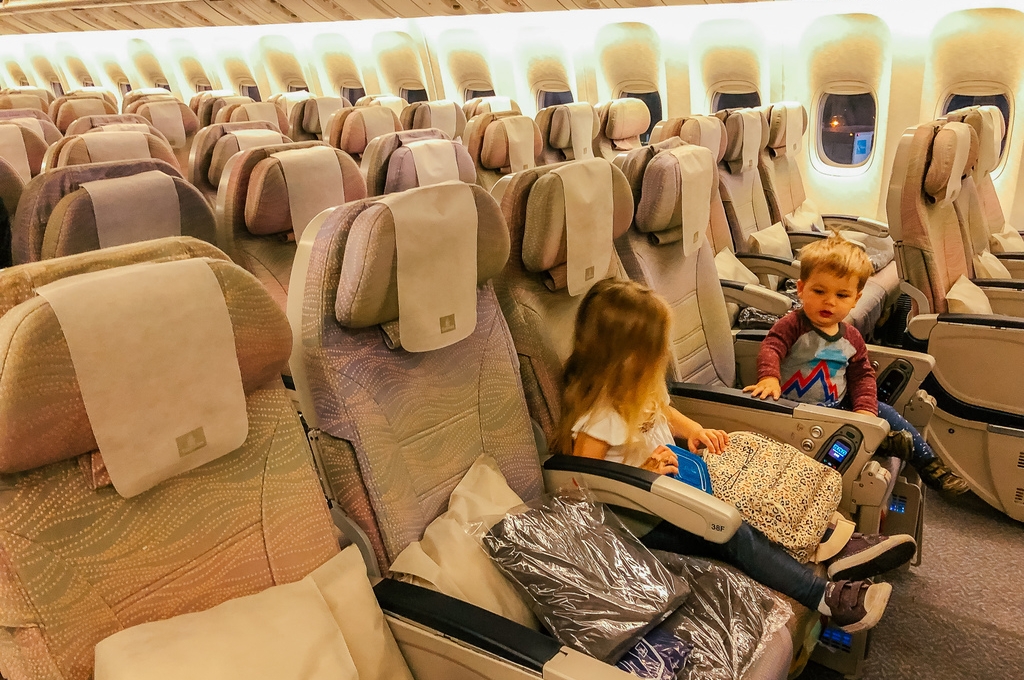 flights with kids