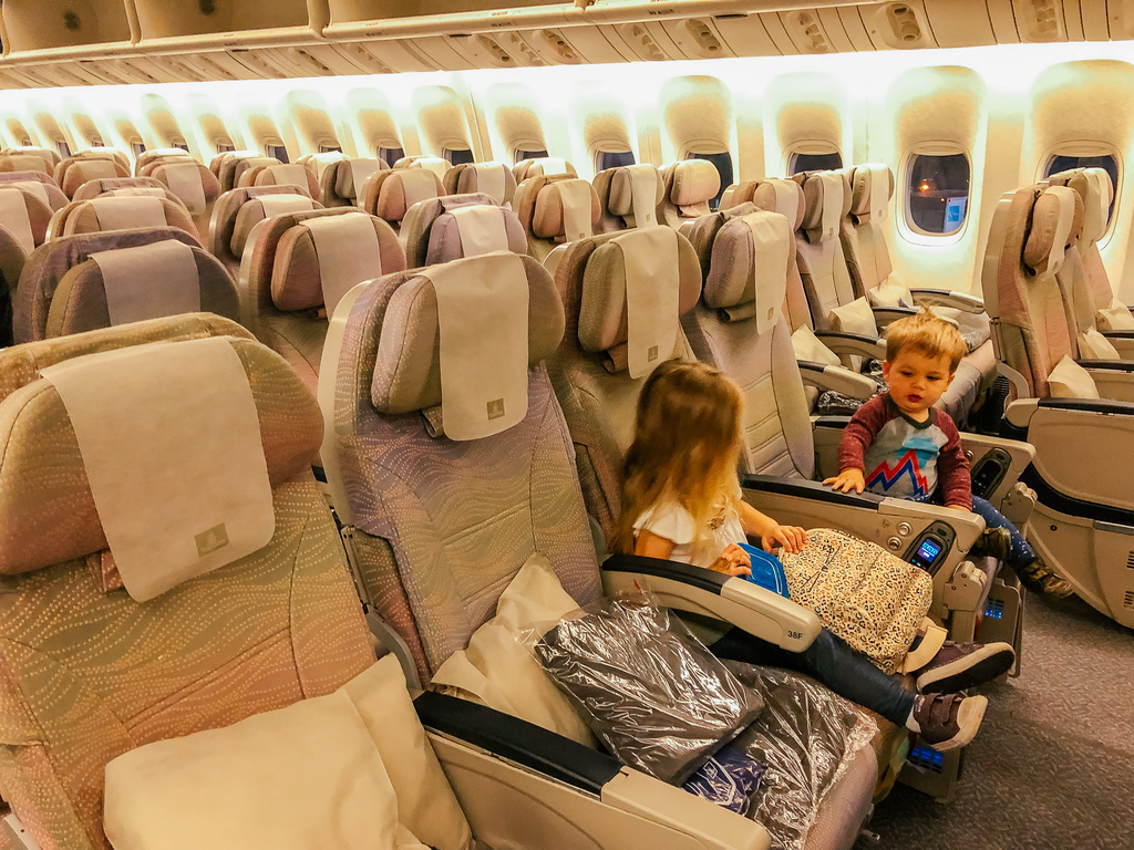 flights with kids